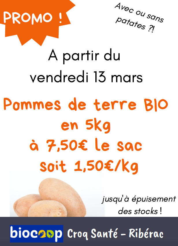 Arrivage de pommes de terre