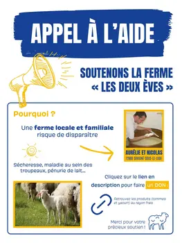 Appel à l'aide : Soutenons la ferme "Les Deux Èves"